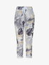 Pantalon imprimé jungle à taille élastiquée - Gris - 1