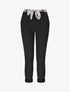 Pantalon chino droit à poches volantées - Noir - 4