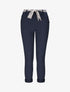 Pantalon chino droit à poches volantées - Marine - 4