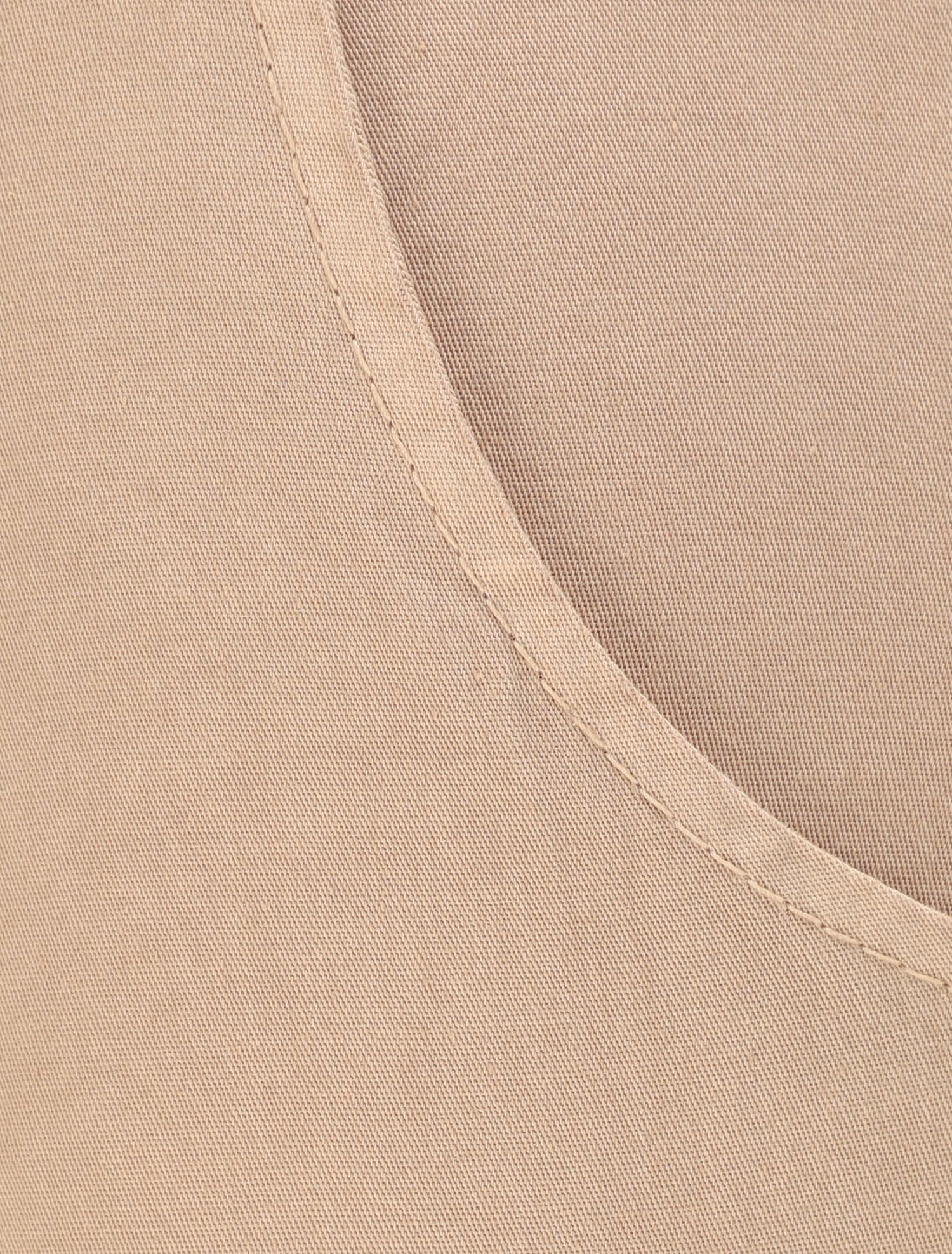 Pantalon droit taille haute froncée - Camel - 3