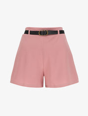 Short fluide évasé - Rose - 1