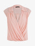 Top uni à bas élastiqué - Rose - 4