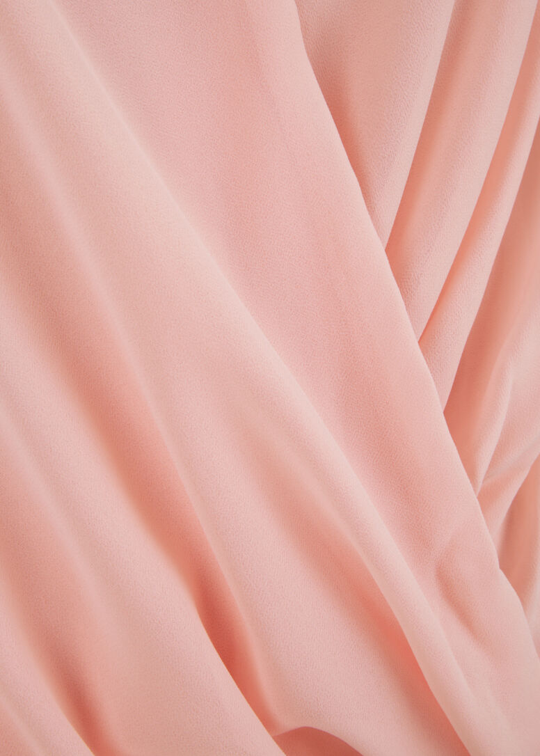 Top uni à bas élastiqué - Rose - 3