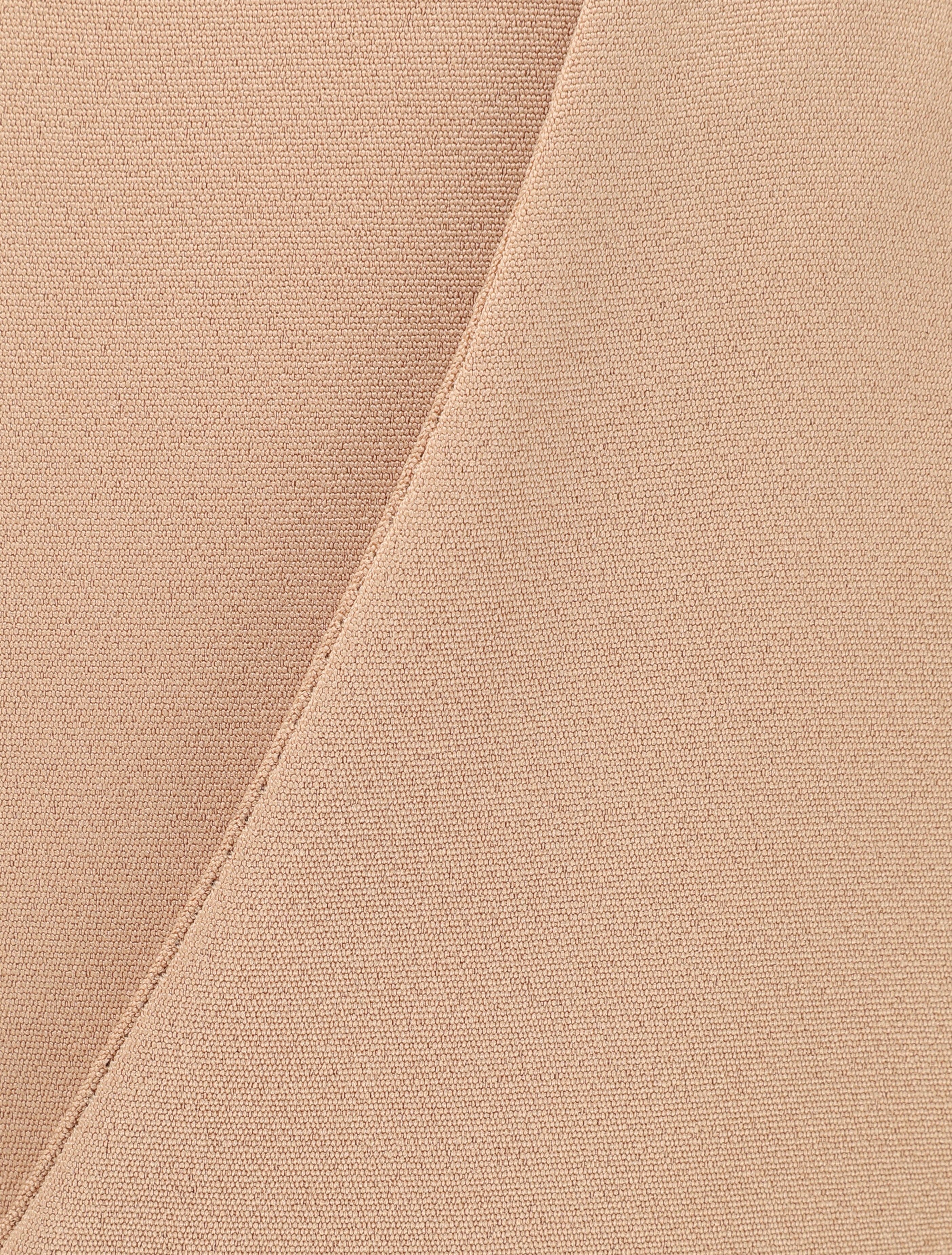 Pantalon uni à revers - Camel - 3