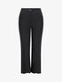 Pantalon fendu coupe droite - Noir - 4