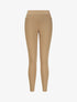Pantalon slim à taille élastiquée - Camel - 1