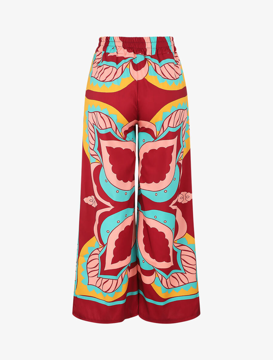 Pantalon ample imprimé 70&