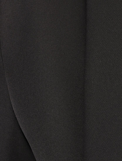 Blazer long à col châle - Noir - 3