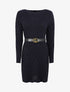 Robe pull courte - Marine - 1