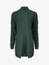 Gilet long ouvert en maille - Vert - 1