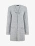 Gilet mi-long côtelé - Gris - 4