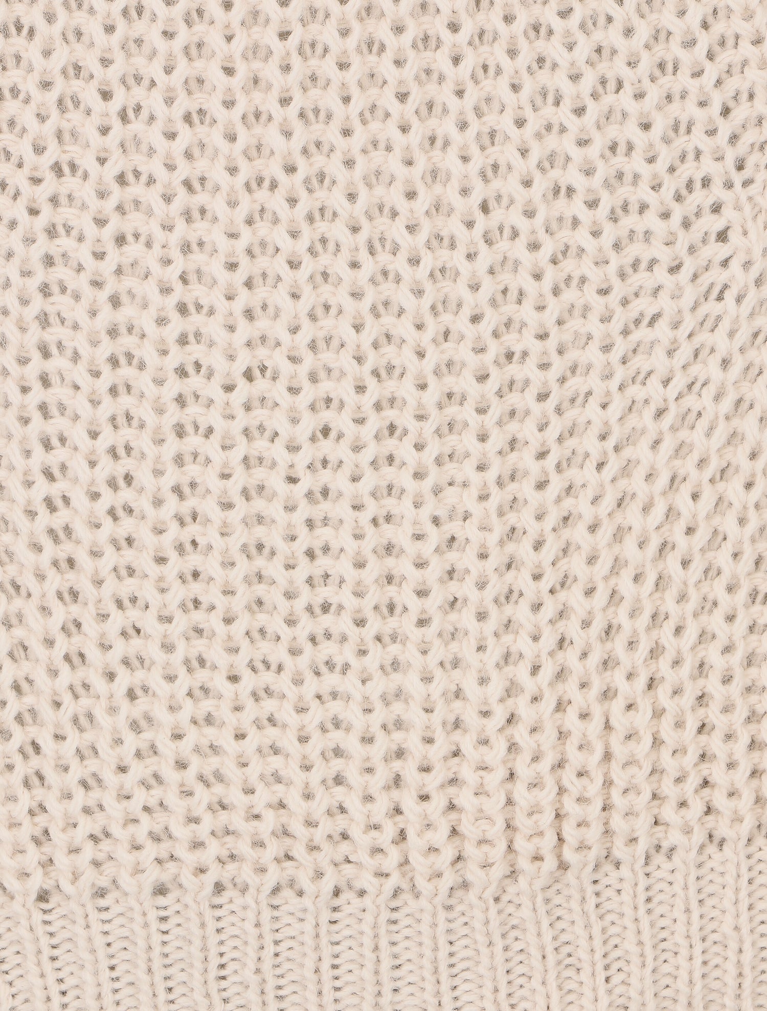 Pull loose à col bateau - Beige - 3