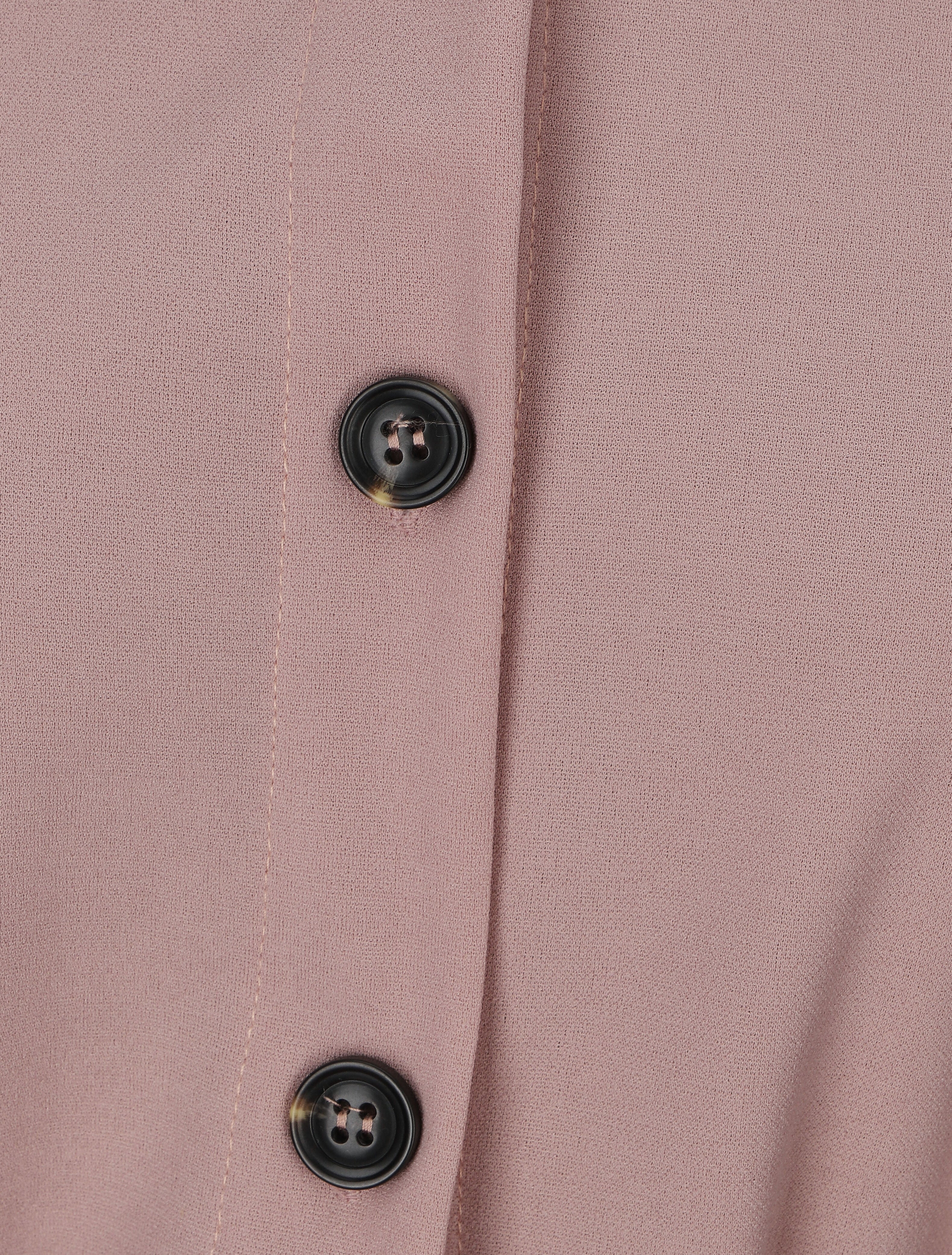 Chemise unie et liens à nouer - Vieux rose - 3