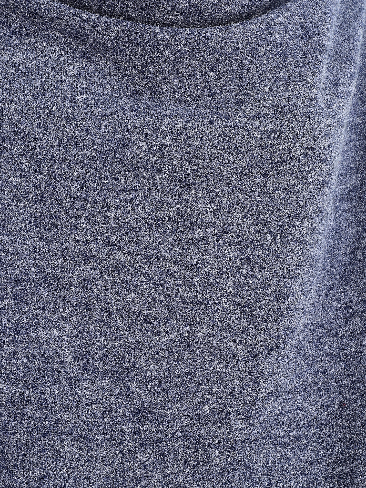 Pull loose col bénitier - Bleu - 3