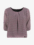 Blouse imprimé mosaïque - Violet - 1