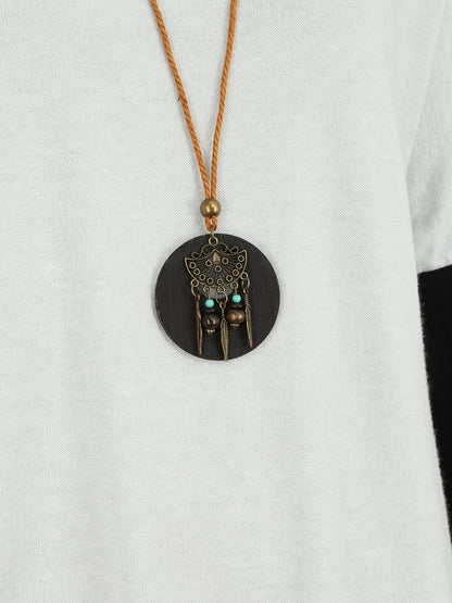 Pull chauve-souris à bas asymétrique - Blanc - 3