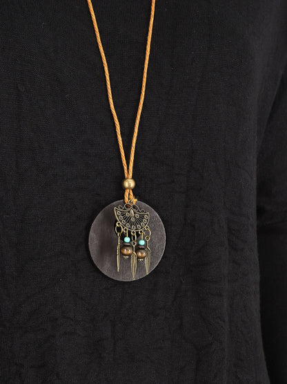 Pull chauve-souris à bas asymétrique - Noir - 3