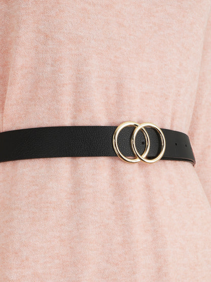 Robe pull courte à dos ajouré - Rose - 3