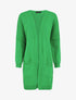 Gilet long ouvert à manches chauve-souris - Vert - 3