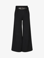 Pantalon fluide coupe ample - Noir - 1