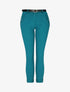 Pantalon droit à poches fantaisies - Bleu canard - 1