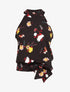 Top boule à liens à nouer imprimé bouquet d&