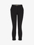 Pantalon 7/8 à revers et poches volantées - Noir - 4