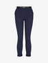 Pantalon 7/8 à revers et poches volantées - Marine - 1
