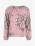 Blouse en voile à imprimé floral - Rose - 4