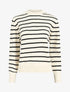 Pull marinière à boutons - Écru - 1