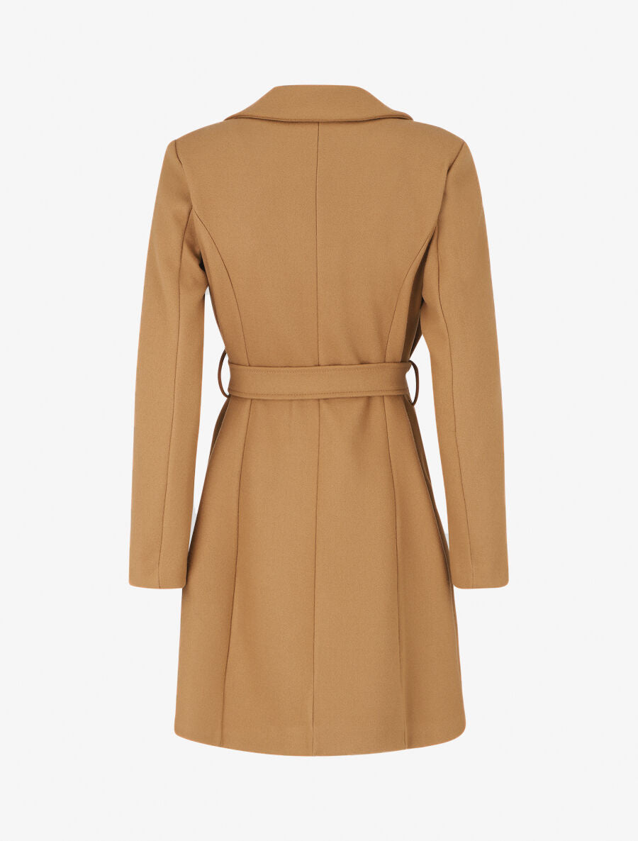 Manteau long classique - Camel - 2