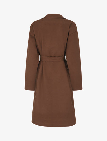 Manteau long oversize - Marron - 2