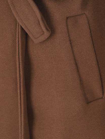Manteau long oversize - Marron - 3