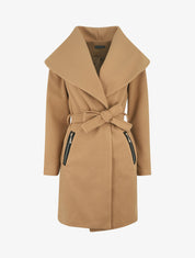 Manteau à col châle - Beige - 1
