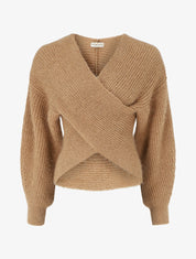 Pull cache-coeur court - Camel - 4