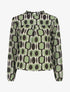 Blouse manches longues à col rond et imprimé graphique 70&