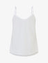 Caraco fluide uni col V - Blanc - 1