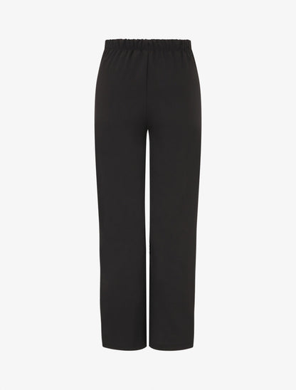 Pantalon fluide coupe droite - Noir - 2