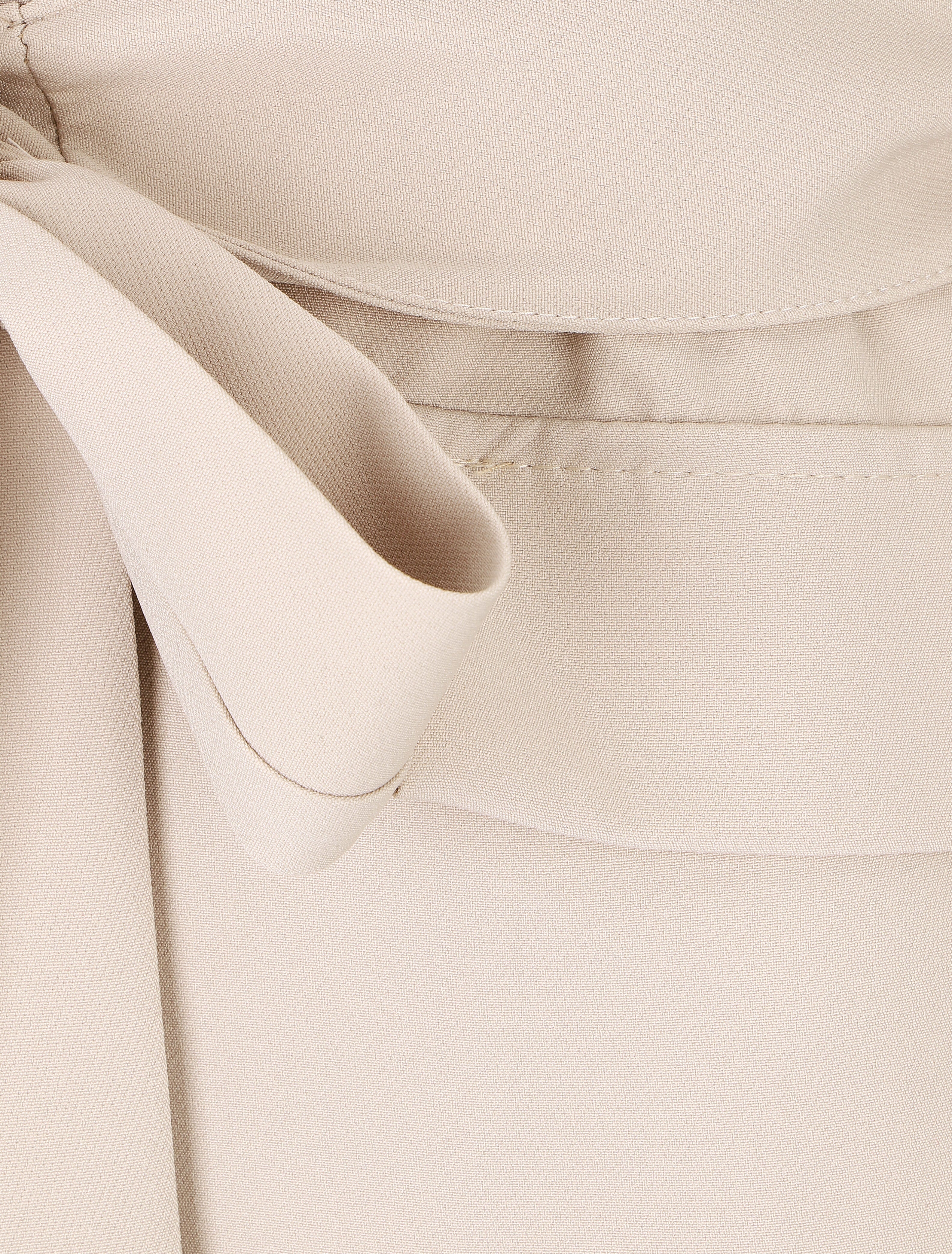 Blazer oversize ceinturé - Beige - 3