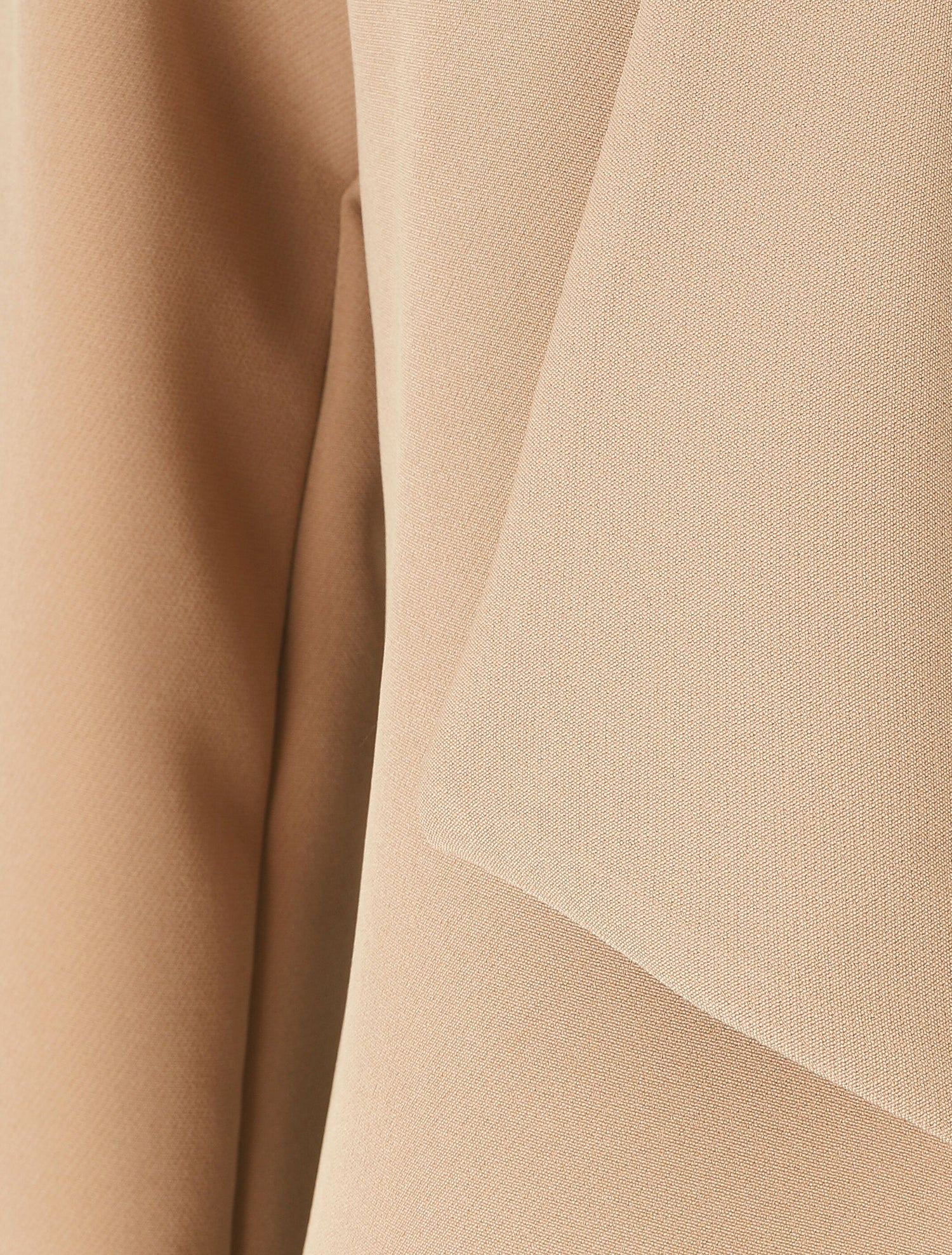 Blazer uni à poches zippées - Camel - 3