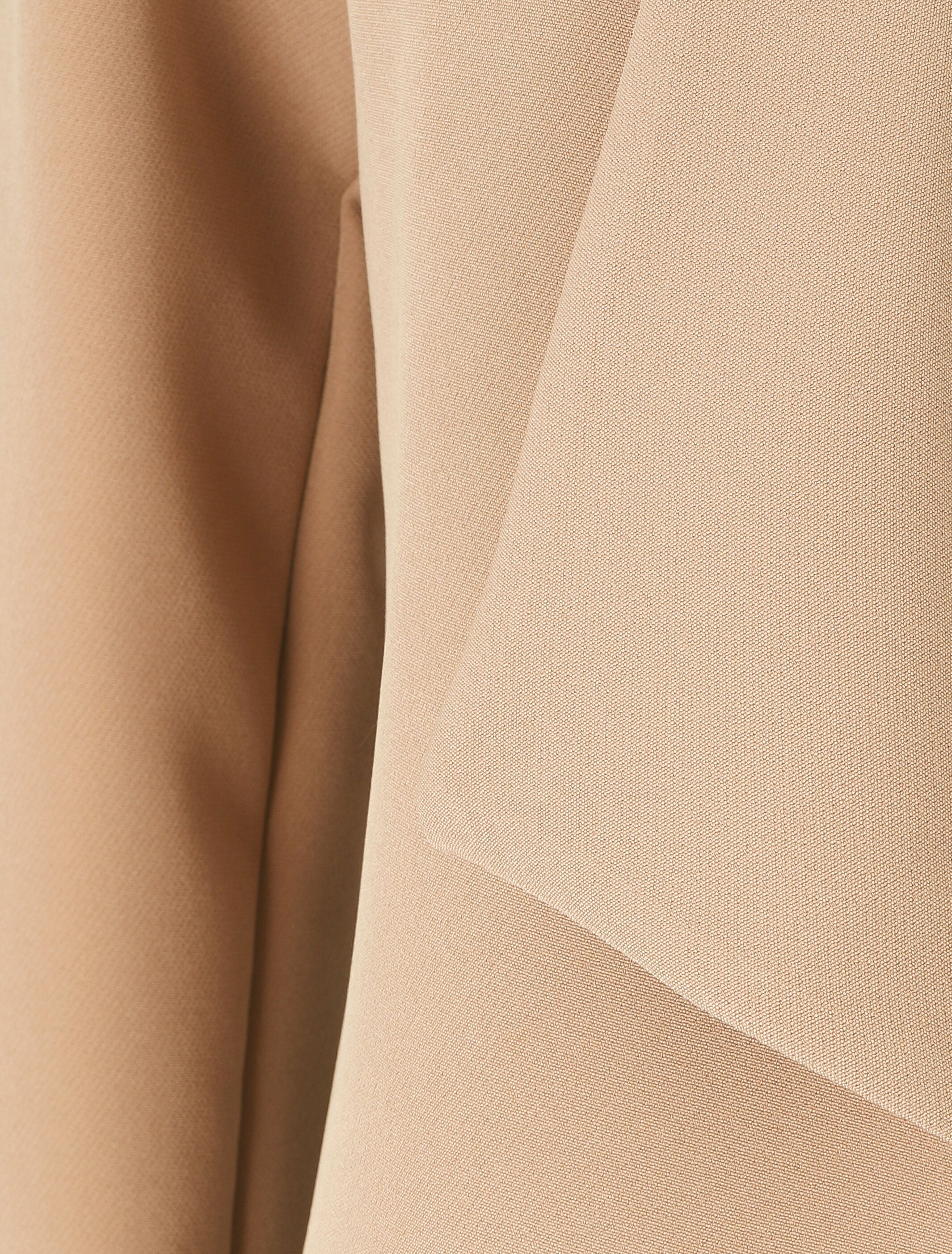 Blazer uni à poches zippées - Camel - 3
