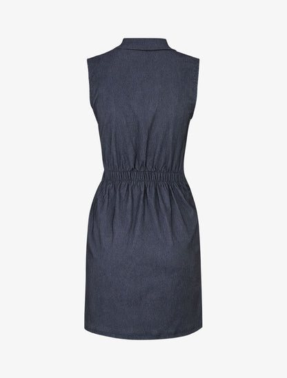 Robe droite effet jean - Bleu - 2