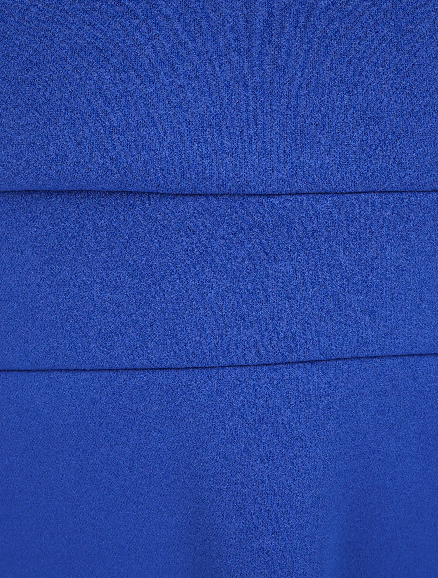 Robe courte coupe patineuse à buste fendu - Bleu électrique - 3