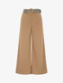 Pantalon long uni fluide - Taupe - 1