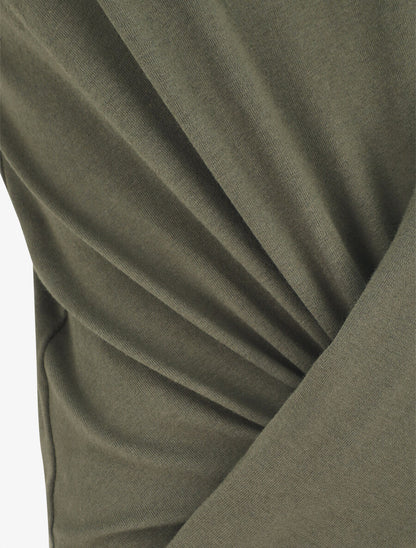 Top uni et bas croisés - Kaki - 3