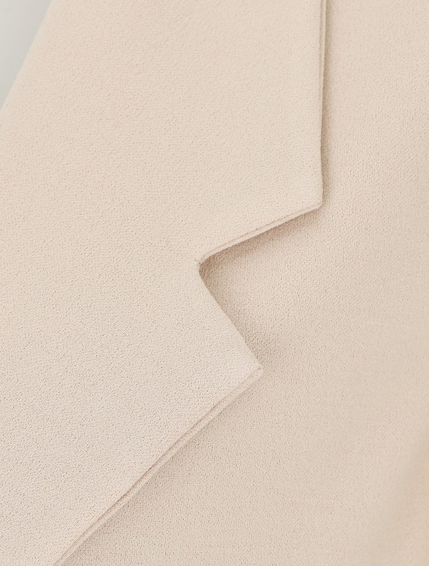 Blazer fluide uni à poches zippées - Beige - 3