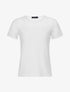 Top uni et dentelle - Blanc - 1