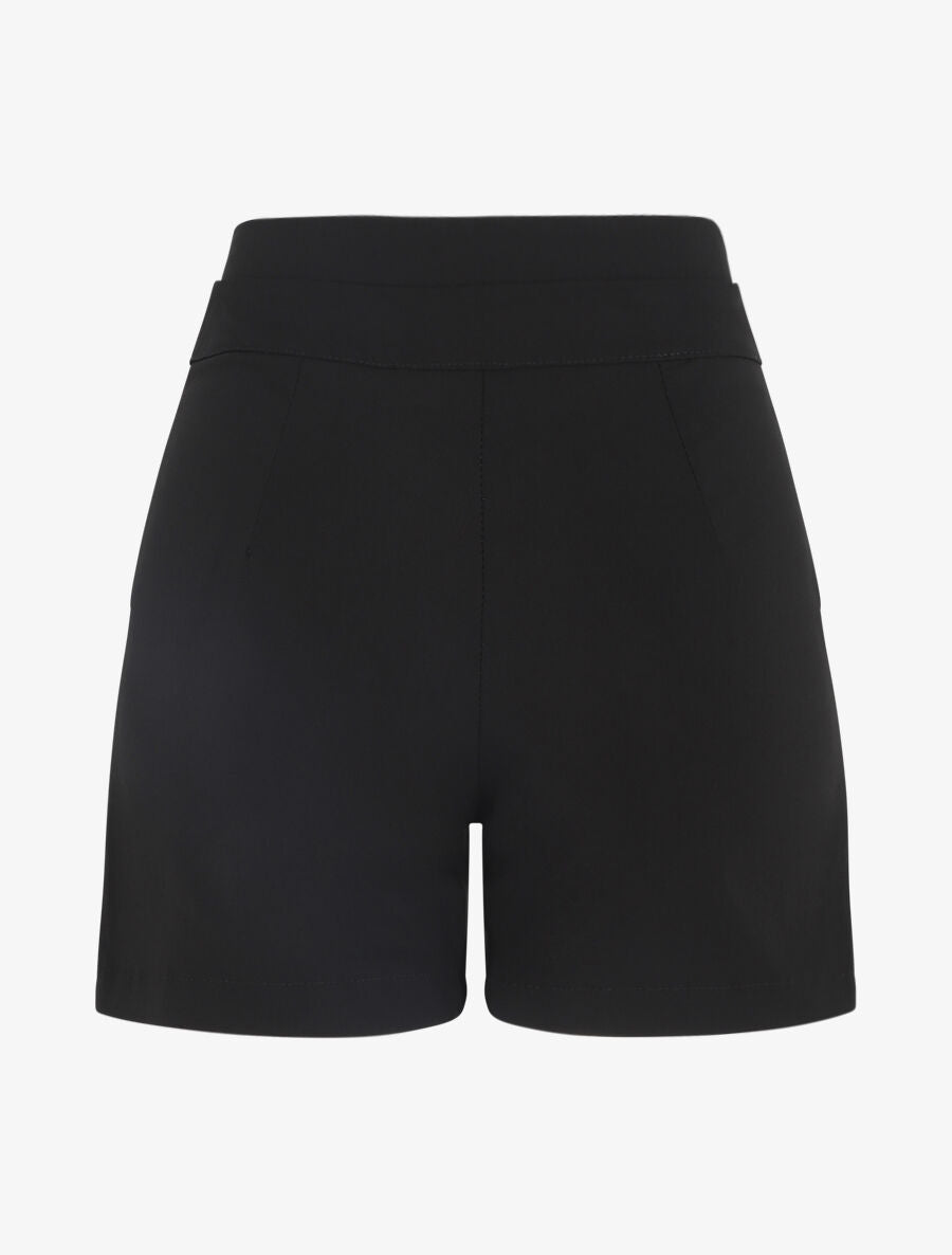 Short ajusté taille haute - Noir - 2