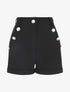 Short à pont taille haute - Noir - 1