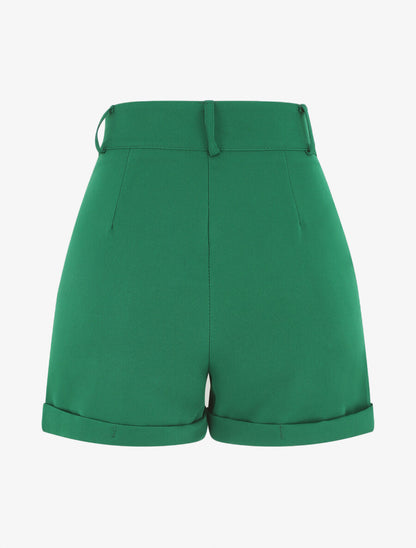 Short à pont taille haute - Vert - 2